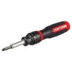 CRAFTSMAN Ratcheting Screwdriver, SpeedDrive, 2” Double Ended Bits Included, Handle Holds Up To 6 Bits (CMHT68129) - Image 3