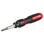 CRAFTSMAN Ratcheting Screwdriver, SpeedDrive, 2” Double Ended Bits Included, Handle Holds Up To 6 Bits (CMHT68129) - Image 3
