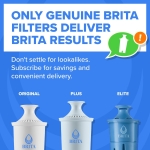 Brita Small 6 Cup Water Filter Pitcher, 1 BritaPlus Filter, Metro, Black (Package May Vary) - Image 3