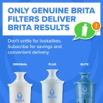 Brita Small 6 Cup Water Filter Pitcher, 1 BritaPlus Filter, Metro, Black (Package May Vary) - Image 3