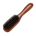 Goody Smoothing Hairbrush with Natural Boar Bristles for Frizz Control, Flyaway Control, Smooth Shiny Finish, Wooden Styling Brush for All Hair Types - Image 3