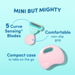 Schick Hydro Silk Mini Razor for Women | Womens Razors for Shaving, Travel Size Toiletries, 5-Blade Travel Razor, Includes 1 Mini Handle, 1 Refill & 1 Case - Image 13