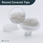 Cat Hair Brush,Cat Brush for Shedding,Soft Silicone Self Cleaning Brushes for Short and Long Haired Cats for Grooming and Shedding - Image 5