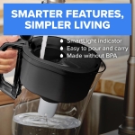 Brita Small 6 Cup Water Filter Pitcher, 1 BritaPlus Filter, Metro, Black (Package May Vary) - Image 7