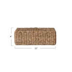 Creative Co-Op Hand-Woven Seagrass Tissue Box Cover, Natural - Image 7