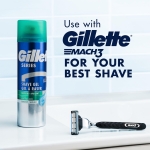 Gillette Series 3X Action Shave Gel, Sensitive Twin Pack, 7 Oz (Pack of 2) - Image 4