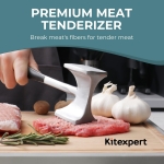 KITEXPERT Meat Tenderizer Hammer with Comfortable-Grip Handle, Dual-side Mallet for Kitchen, Heavy Duty Pounder For Tenderizing Steak, Beef and Fish - Image 7