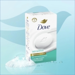 Dove Beauty Bar Soap Sensitive, 8 Bars for Sensitive Skin, Fragrance Free and Hypoallergenic 3.75 oz - Image 4