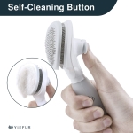 Cat Hair Brush,Cat Brush for Shedding,Soft Silicone Self Cleaning Brushes for Short and Long Haired Cats for Grooming and Shedding - Image 6