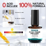 Morovan Professional Natural Nail Prep Dehydrate and Acid-Free Primer, Dehydrator for Acrylic and Gel Nail Polish, Non Acid Primer for UV Gels Fast Dry Superior Bonding Agent Gift Box Set - Image 5
