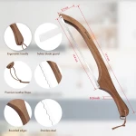 Bread Knife for Homemade Bread,Sourdough bread knife,15.7" Bread slicer for Homemade Bread, Baguettes and More Cuts Thin,Bow Design Easy to Cutting Even Slices - Image 3