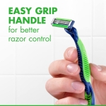 Gillette Sensor3 Sensitive Men's Disposable Razor, 4 Razors - Image 3