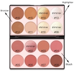 16 Colors Contour Palette Make up - Blush Highlighters Bronzer Powder All in one Makeup Palettes Contour Kit - Face Cosmetics Gifts for Women Beauty for Festivals (SET1) - Image 6
