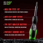 SUNHZMCKP 8 in 1 Screwdriver, Portable multi-purpose screwdriver set，High-Strength Bits, Phillips, Slotted, Torx，Suitable for outdoor and daily repair tools,Practical hand tools - Image 4