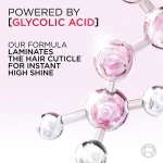 L'Oreal Paris Elvive Glycolic + Gloss High Shine Leave-In Hair Serum, Smooths Dull, Porous Hair Into High-Shine, Glossy Hair, 4.4 Fl Oz - Image 7
