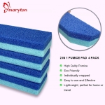 Maryton Foot Pumice Stone for Feet Hard Skin Callus Remover and Scrubber (Pack of 4) (Blue) - Image 7