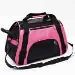 MuchL Cat Carrier for Small Cats Soft-Sided Pet Carrier for Cats Puppies Small Pets Airline Approved Lightweight Comfortable Travel Cat Carrier (Small, Pink) - Image 5