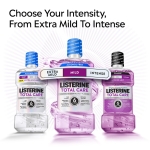 Listerine Total Care Intense Anticavity Fluoride Mouthwash, 6 Benefits in 1 Oral Rinse Helps Kill 99% of Bad Breath Germs, Prevents Cavities, Provides 360 Clean*, ADA-Accepted, Intense Mint, 1 L - Image 3