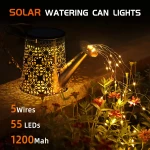 Otdair Solar Watering Can with Lights, Outdoor Garden Decor Waterproof Solar Garden Lights for Outdoor Pathway Yard Lawn Patio Party Decorations Gift for Mom Grandma Birthday - Image 7