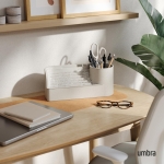 Umbra Stream Water Fountain for Tabletop Desktop - Soothing and Calming Zen for Bedroom or Office, Sand - Image 6
