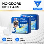 HONEY CARE All-Absorb A26 Male Dog Wrap, 50 Count, Small - Image 6