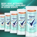 Degree Advanced Protection Antiperspirant Deodorant Shower Clean for 72-Hour Sweat & Odor Control for Women, with Body Heat Activated Technology, 2.6 oz - Image 2