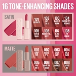 MAYBELLINE Serum Lipstick, Hydrating Lip Makeup with 8HRs of Lip Plumping Moisture with Hyaluronic Acid + Oil Blend, Wild Card (Midtone Red Matte) - Image 5