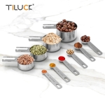 TILUCK Stainless Steel Measuring Cups & Spoons Set, Cups and Spoons,Kitchen Gadgets for Cooking & Baking (10) - Image 3
