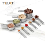 TILUCK Stainless Steel Measuring Cups & Spoons Set, Cups and Spoons,Kitchen Gadgets for Cooking & Baking (10) - Image 3