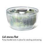 OXO Good Grips Salad Spinner | Lettuce Spinner | Fruit Washer | Fruit Washing Bowl with Strainer | Vegetable Cleaner | Salad Cleaner | Lettuce Washer | 6.22 Quart Capacity - Image 6