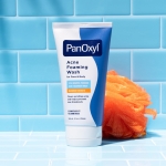 PanOxyl 10% Benzoyl Peroxide Acne Foaming Wash, Maximum Strength, Daily Acne-Fighting Face and Body Cleanser, Face Wash to Clear, Treat and Prevent Acne Pimples and Stubborn Breakouts, 5.5 Oz Tube - Image 4