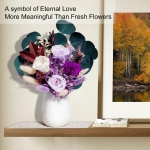 Bonsion Preserved Flowers Gifts for Women, Flower for Delivery, Purple Roses Gifts fo Her, Preserved Roses Bouquets, Birthday Gifts for Grandma, Mothers Day Flowers for Wife - Image 2