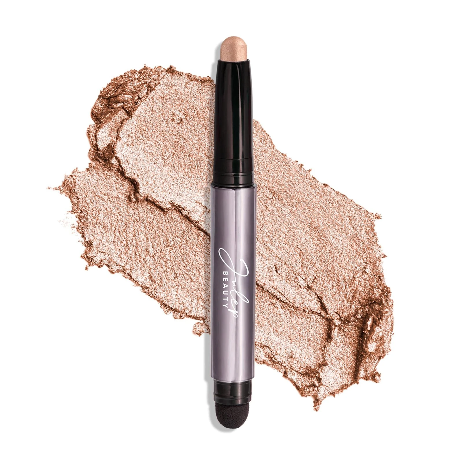 81P-k2IHyiL.jpg Julep Eyeshadow 101 Cream-to-Powder Waterproof Shadow Stick – Champagne Shimmer – Long-Lasting, Crease-Proof, Medium Golden-Beige Shimmer Cream Eyeshadow with Built-in Smudger - Image 1