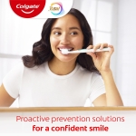 Colgate Total Active Prevention Travel Toothpaste, Whitening Toothpaste with Fluoride, Antibacterial, Mint, Clinically Proven Gum Health, Travel Size 1.4 oz - Image 9