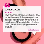 wet n wild Color Icon Blush, Effortless Matte Natural Sheer Glow & Seamless Blend, Luxuriously Infused Smooth Jojoba Oil, Cruelty-Free & Vegan - Pinch Me Pink - Image 8