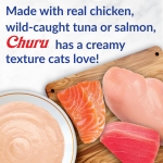 INABA Churu Cat Treats, Grain-Free, Lickable, Squeezable Creamy Purée Cat Treat/Topper with Vitamin E & Taurine, 0.5 Ounces Each Tube, 50 Tubes, Tuna & Chicken Variety - Image 7
