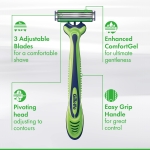 Gillette Sensor3 Sensitive Men's Disposable Razor, 4 Razors - Image 7
