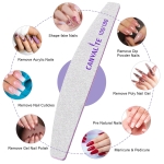 Canvalite 10 PCS Nail File Professional Nail Files Reusable Double Sided Emery Board(100/180 Grit) Nail Styling Tools for Home and Salon Use Christmas Gifts for Women - Image 5