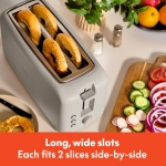 bella 4 Slice Slim Toaster, Fits-anywhere™ Kitchenware, 6 Setting Shade Control with Reheat & Cancel Buttons, Fits Sourdough, 10” Long Slot, Anti Jam & Auto Shutoff, 900 Watt, Oatmilk - Image 7