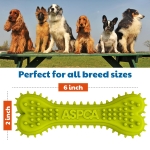 ASPCA 2-Pack Spiky TPR Bone Dog Toys – Vanilla Scented Chew Bones for Dental Health, Interactive Play & Enrichment - Image 4
