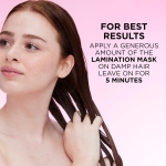 L'Oreal Paris Glossing Lamination Hair Mask with Glycolic Acid, Hair Treatment for Lasting Shine and Smoothness for Dull, Dry Hair, EverPure, 5.1 Fl Oz - Image 4