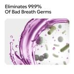 Listerine Total Care Intense Anticavity Fluoride Mouthwash, 6 Benefits in 1 Oral Rinse Helps Kill 99% of Bad Breath Germs, Prevents Cavities, Provides 360 Clean*, ADA-Accepted, Intense Mint, 1 L - Image 5