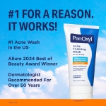 PanOxyl 10% Benzoyl Peroxide Acne Foaming Wash, Maximum Strength, Daily Acne-Fighting Face and Body Cleanser, Face Wash to Clear, Treat and Prevent Acne Pimples and Stubborn Breakouts, 5.5 Oz Tube - Image 8