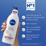 NIVEA Intense Healing Body Lotion for Very Dry, Itchy Skin with Glycerin, Provitamin B5 and Niacinamide, 72-Hour Body Moisturizer, 16.9 Fl Oz Pump Bottle - Image 8