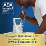 Waterpik Aquarius Water Flosser For Teeth Cleaning, Gums, Braces, Dental Care, Electric Power With 10 Settings, 7 Tips For Multiple Users And Needs, ADA Accepted, White WP-660, Packaging May Vary - Image 9