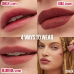Maybelline Super Stay Teddy Lip Tint, Long Lasting Matte Lipstick For Up To 12HR Wear, Kneehigh, 1 Count - Image 6