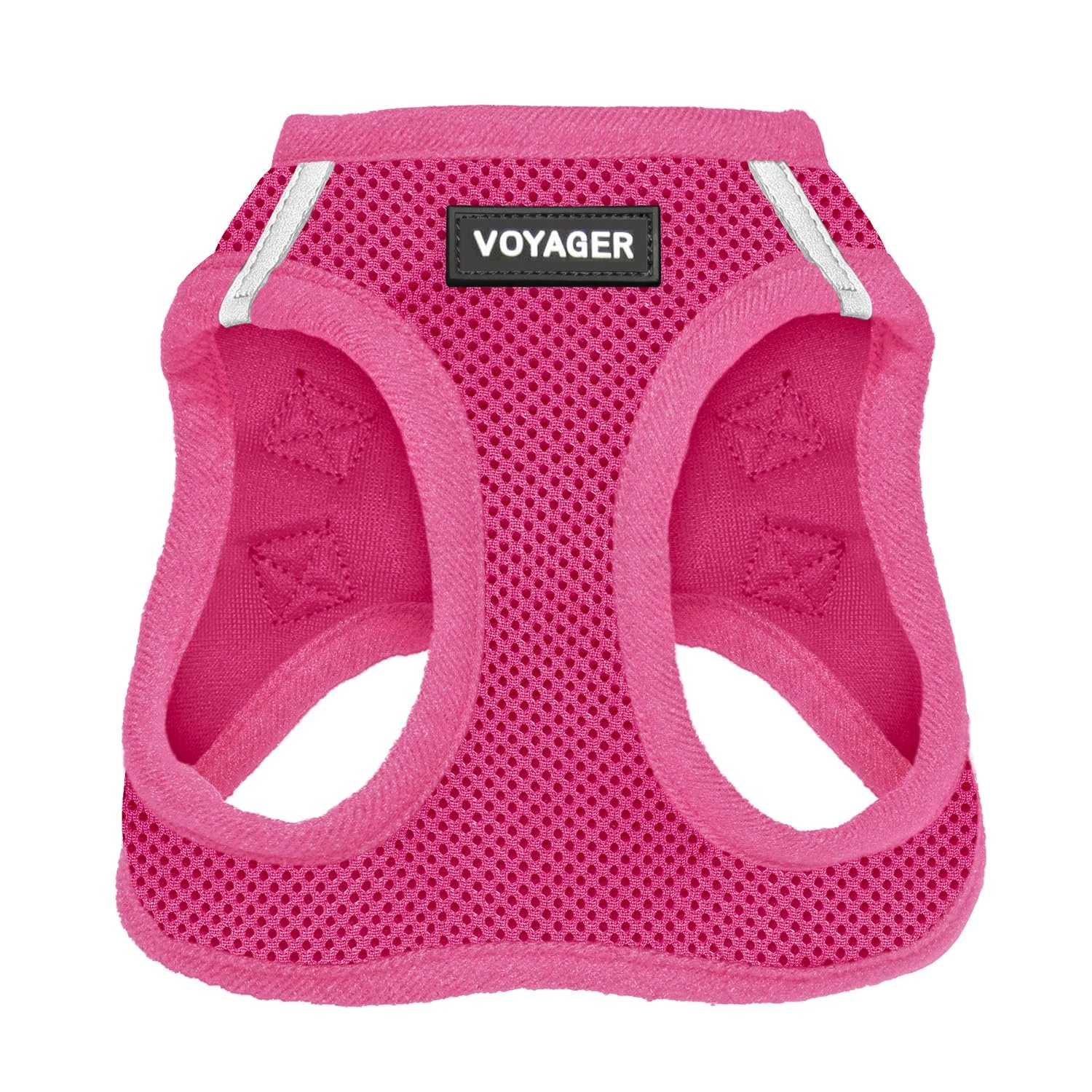 81vE3wSyceL.jpg Best Pet Supplies Voyager Step-in Air Harness - All Weather Mesh, Reflective, No Pull Harness for Dogs, Cats - Secure with Hook & Loop Fastener, Buckle, Double D-Rings - Fuchsia, S - Image 1