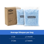 PetSafe ScoopFree Premium Crystal Cat Litter - Outperforms Clay Litter - Refill Packs - Reusable Tray Compatible - Fresh Scent - 4.3 lb Bags - 2 Pack - Image 4