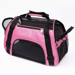 MuchL Cat Carrier for Small Cats Soft-Sided Pet Carrier for Cats Puppies Small Pets Airline Approved Lightweight Comfortable Travel Cat Carrier (Small, Pink) - Image 3