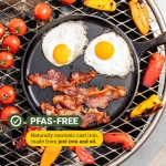 Lodge L9OG3 Cast Iron Round Griddle, Pre-Seasoned, 10.5-inch - Made in USA, Compatible with Stovetop, Oven, Grill & Campfire - Image 8